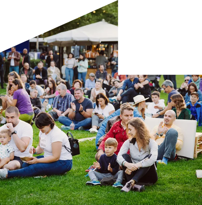 People Gathering on Grassfield